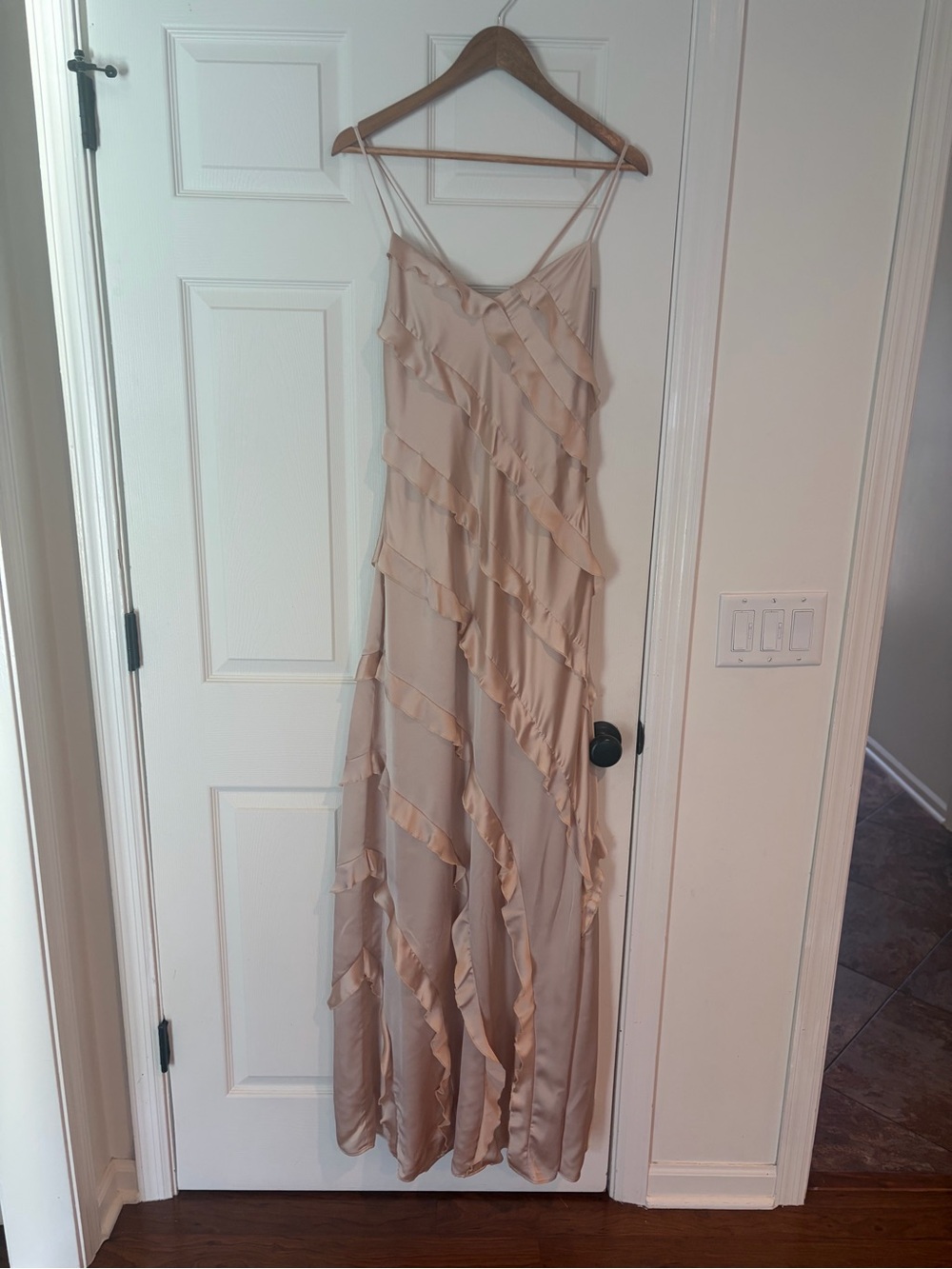 Show Me Your MuMu Champagne Romance Ruffle Dress - Picture 4 of 6